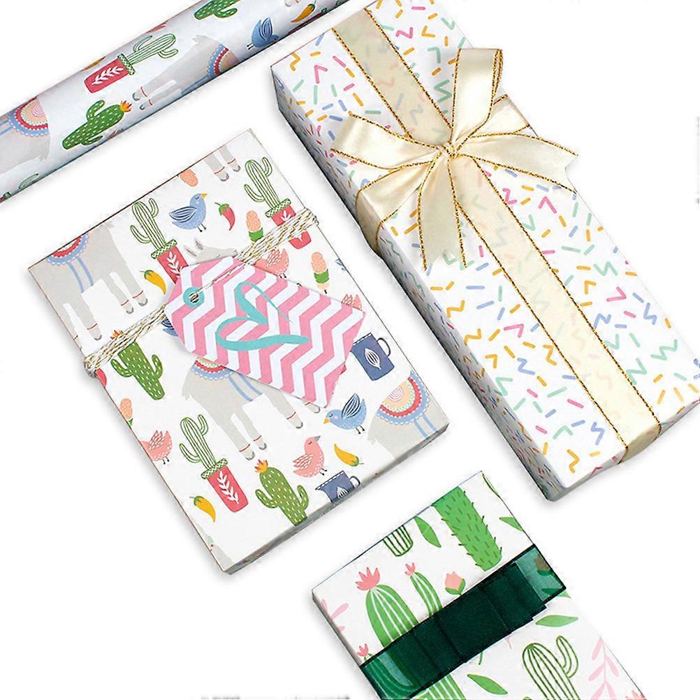 Wrapping Paper present Wrapping For Books Crafts Rectangular Multi-Colored 70x50cm 10Pcs