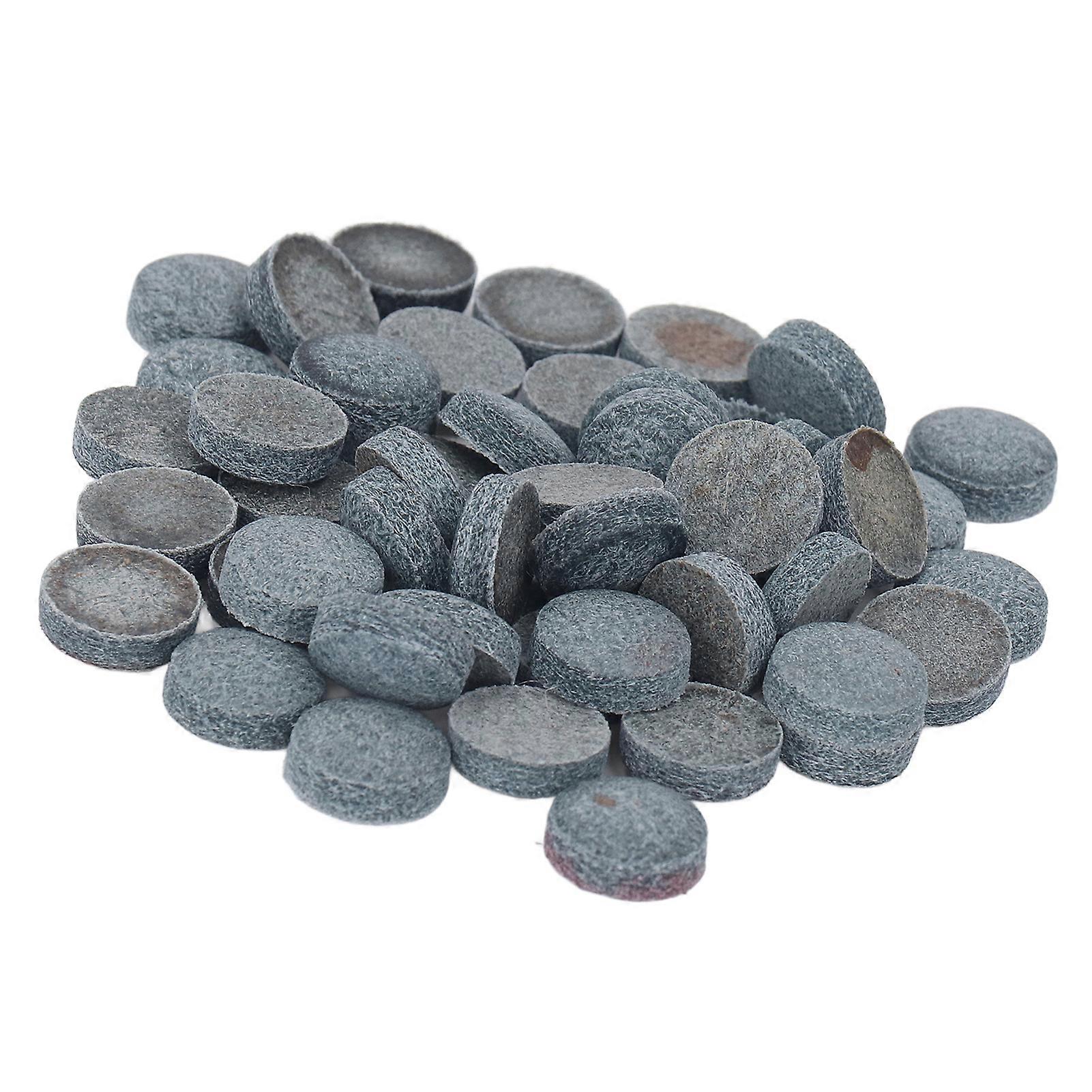 50PCS Billiard Pool Cue Tips PU Stick Tips Replacement for Pool Cues and Snooker Accessories 11mm/0.43in 