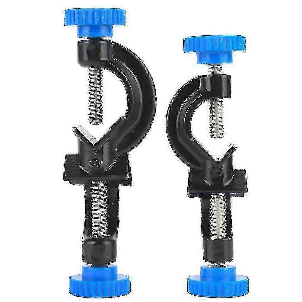 2 Pcs Aluminum Cross Clamp Stand Holders - Sprayed Finish Lab Clamps for Laboratory Experiment Support & Equipment Setup