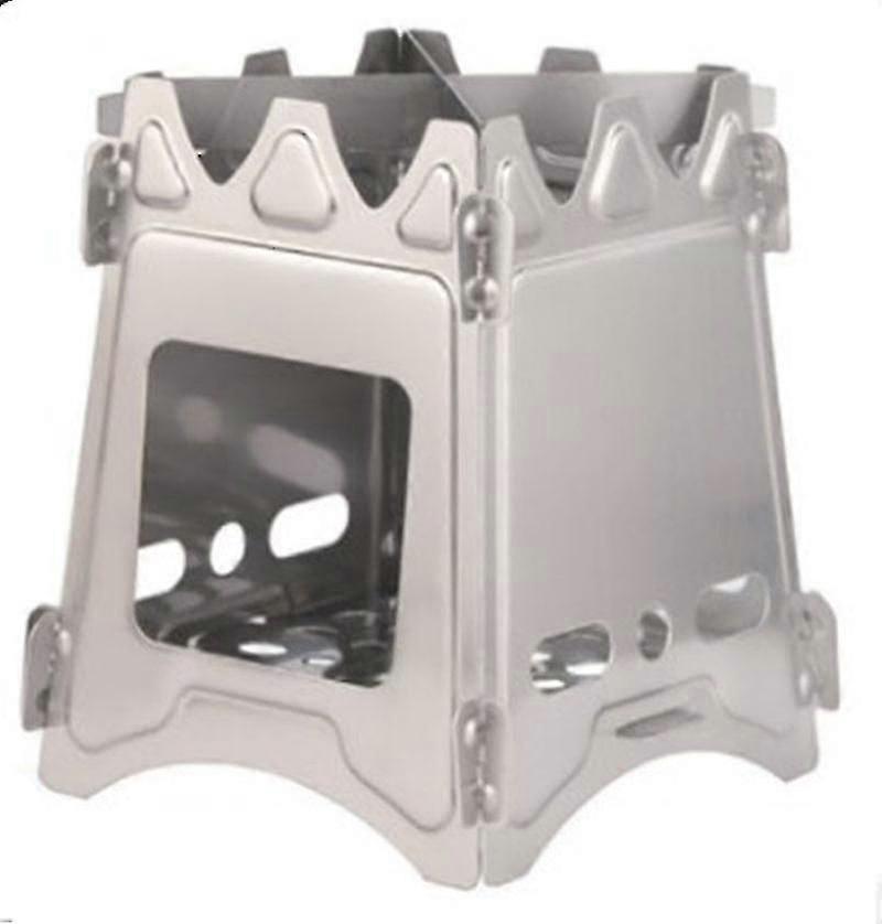 ピクニックバーベキューキャンプハイキングのためのキャンプストーブWoodストーブポータブルコンパクトステンレススチール/チタンウッドストーブ