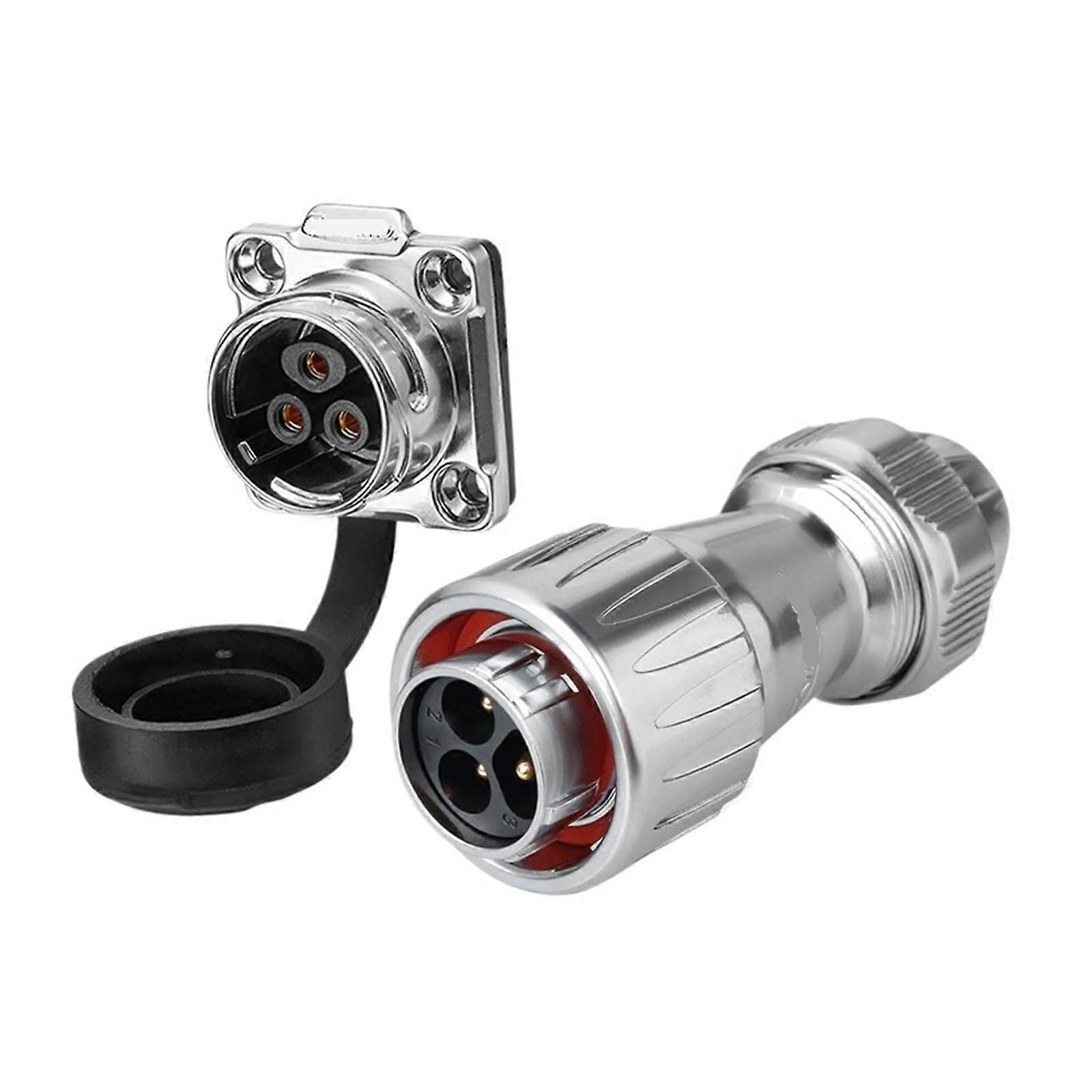 Four-Hole Plastic Cover for 3-Core 4-Core 12-Core LED Lighting Aviation Connector