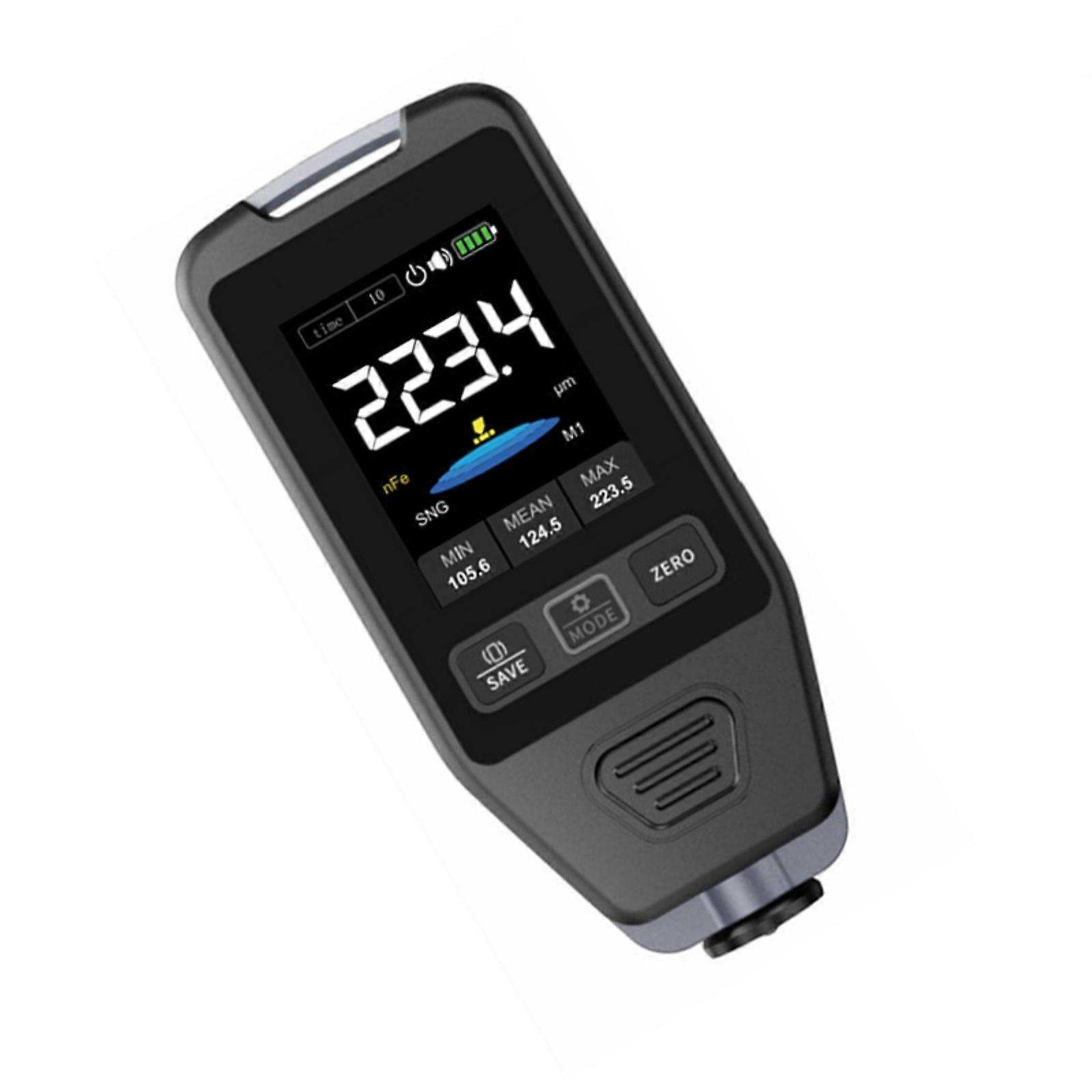 FE & NFE Paint Gauge Coating Thickness Gauge 0-1400μm Paint Coating Meter 0.1μm Resolution Professional Thickness Gauge Multicolor