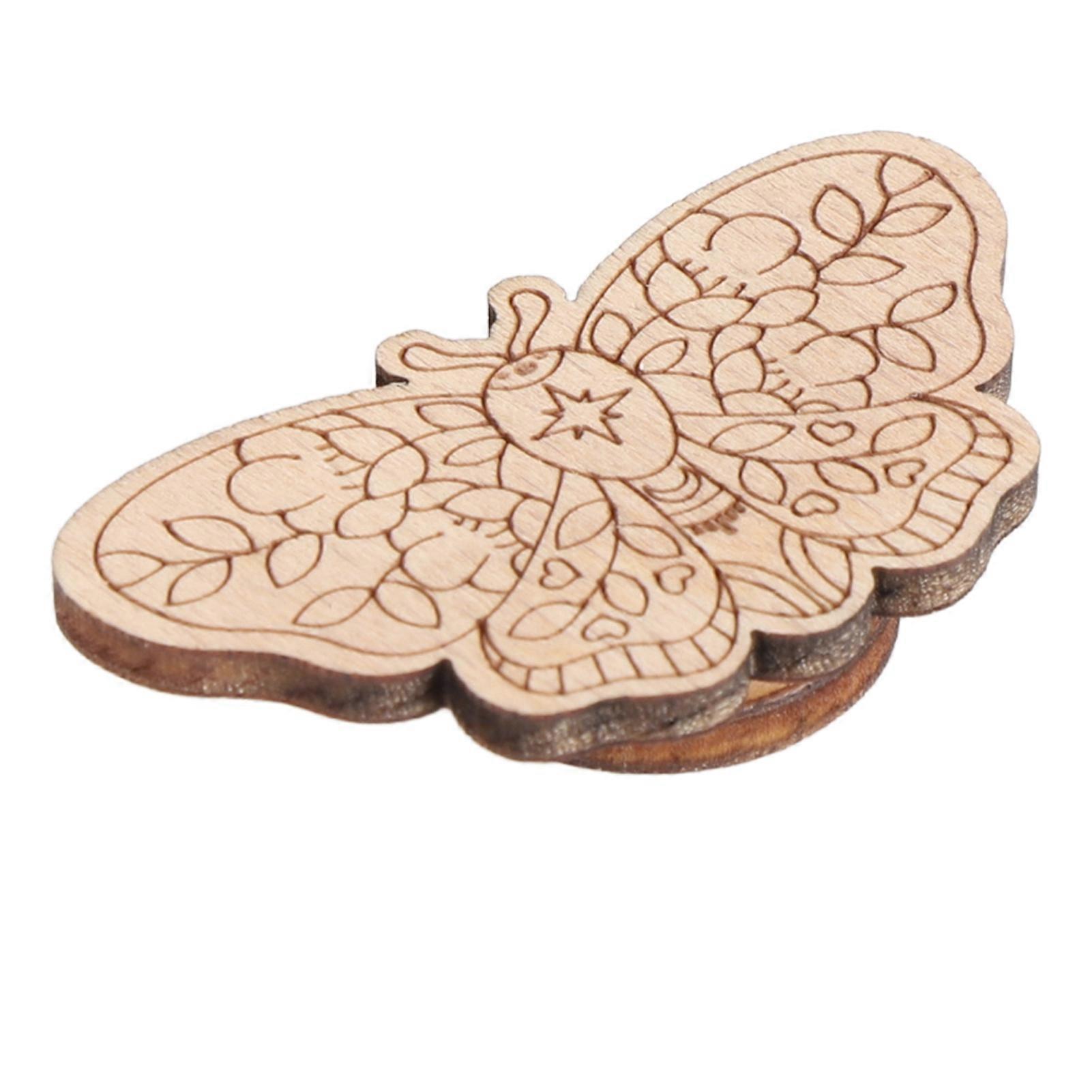 Needle Minder Magnetic Storage Carved Beech Sheet for Cross Stitch Embroidery Handmade Products 3mm Thickness Model 5 and 6