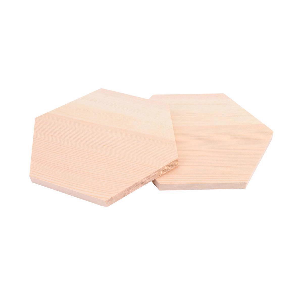 Beige Craft Wood Blocks for DIY Projects Perfect for Art and Decorating Easy to Paint 5 Pieces Size 5