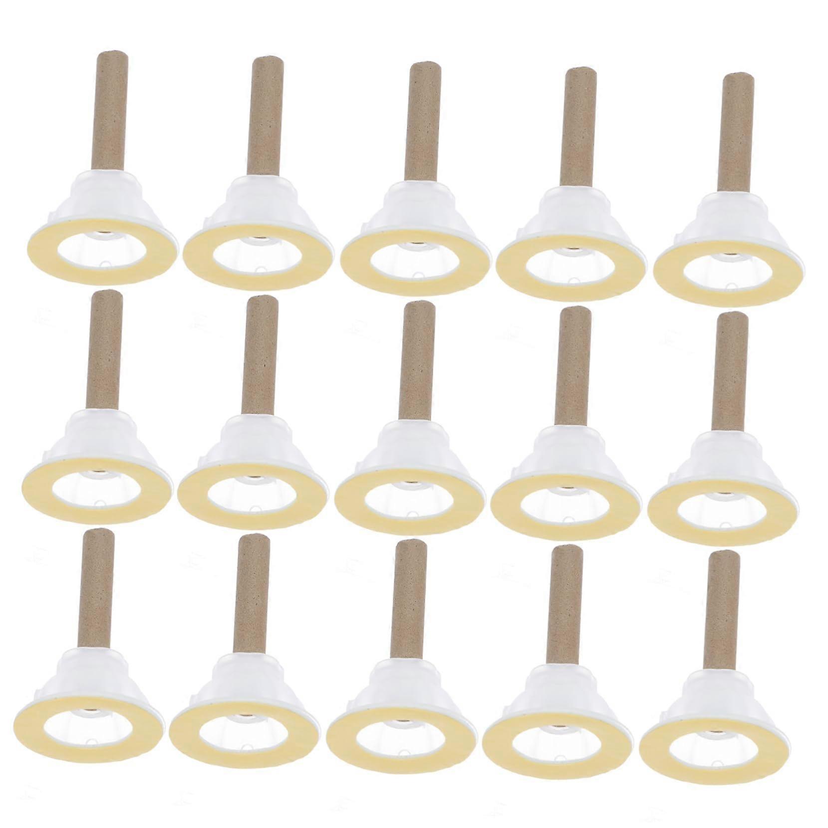 50 Sets of Moxibustion Sticks Handmade Moxa Columns with Base Natural Moxa Sticks for Pain Relief for Abdomen and Joints