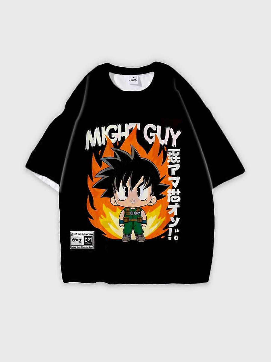 T-shirt round neck Cartoon Pattern loose short sleeve E1401