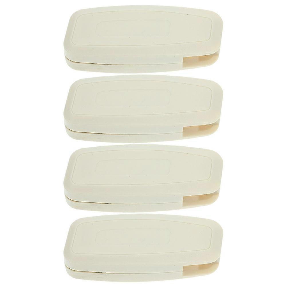 Curtain Cord Weights for Vertical Blinds Beige POM Material Universal Roller Shade Accessories Set of 4