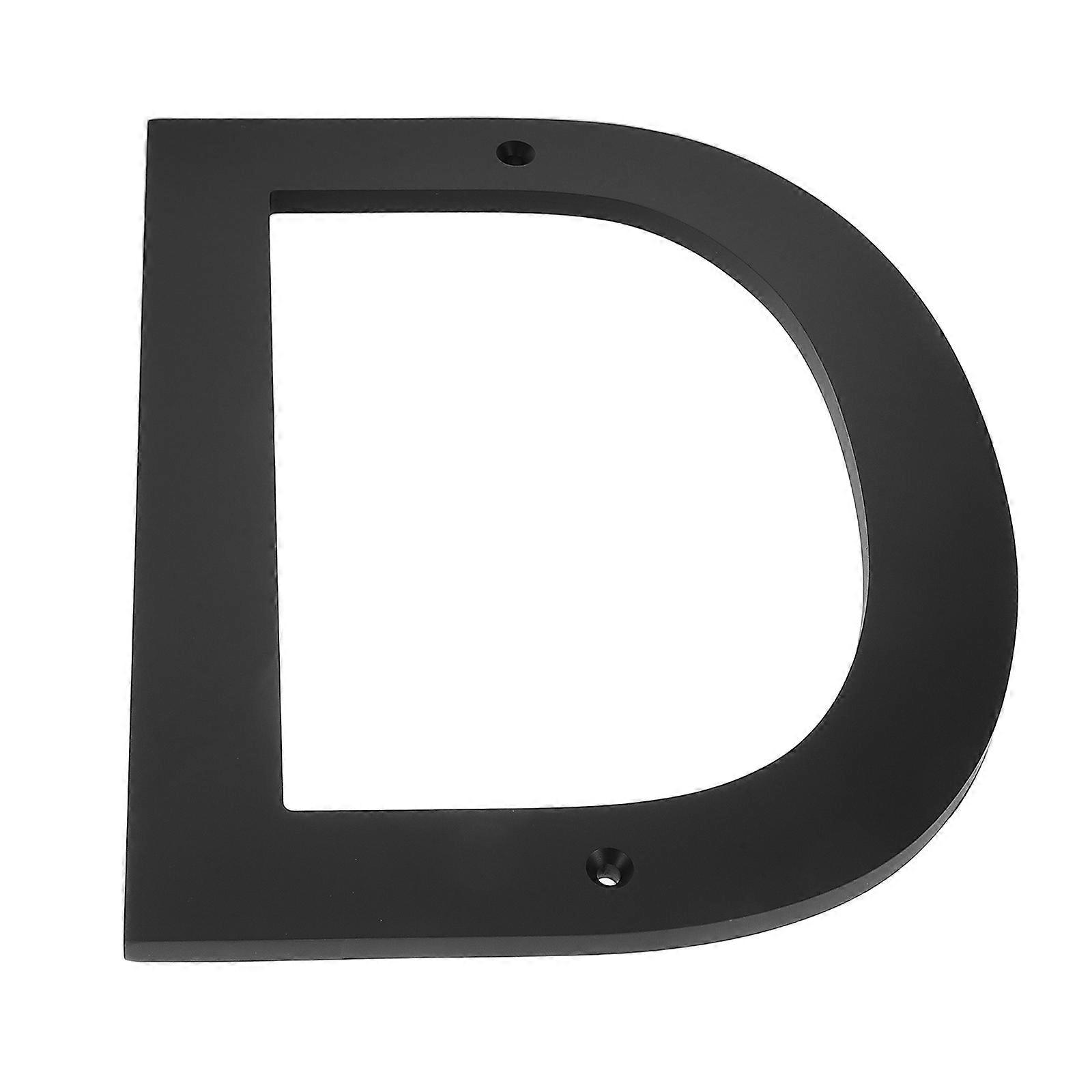 Black Acrylic House Letters for Mailbox with Durable Material Easy Installation for Residential Use 3D Floating Numbers