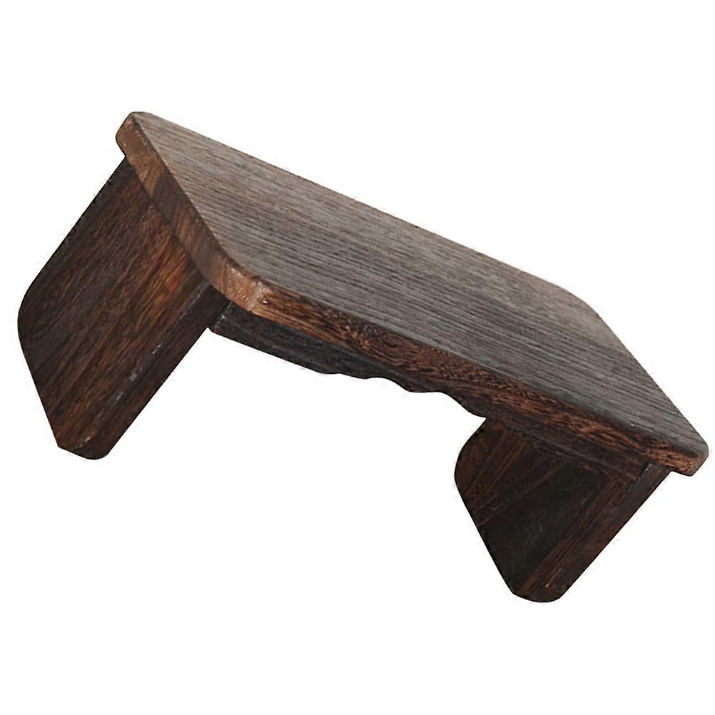 Wooden Meditation Bench Non slip Kneeling Mat Stool for Home Use