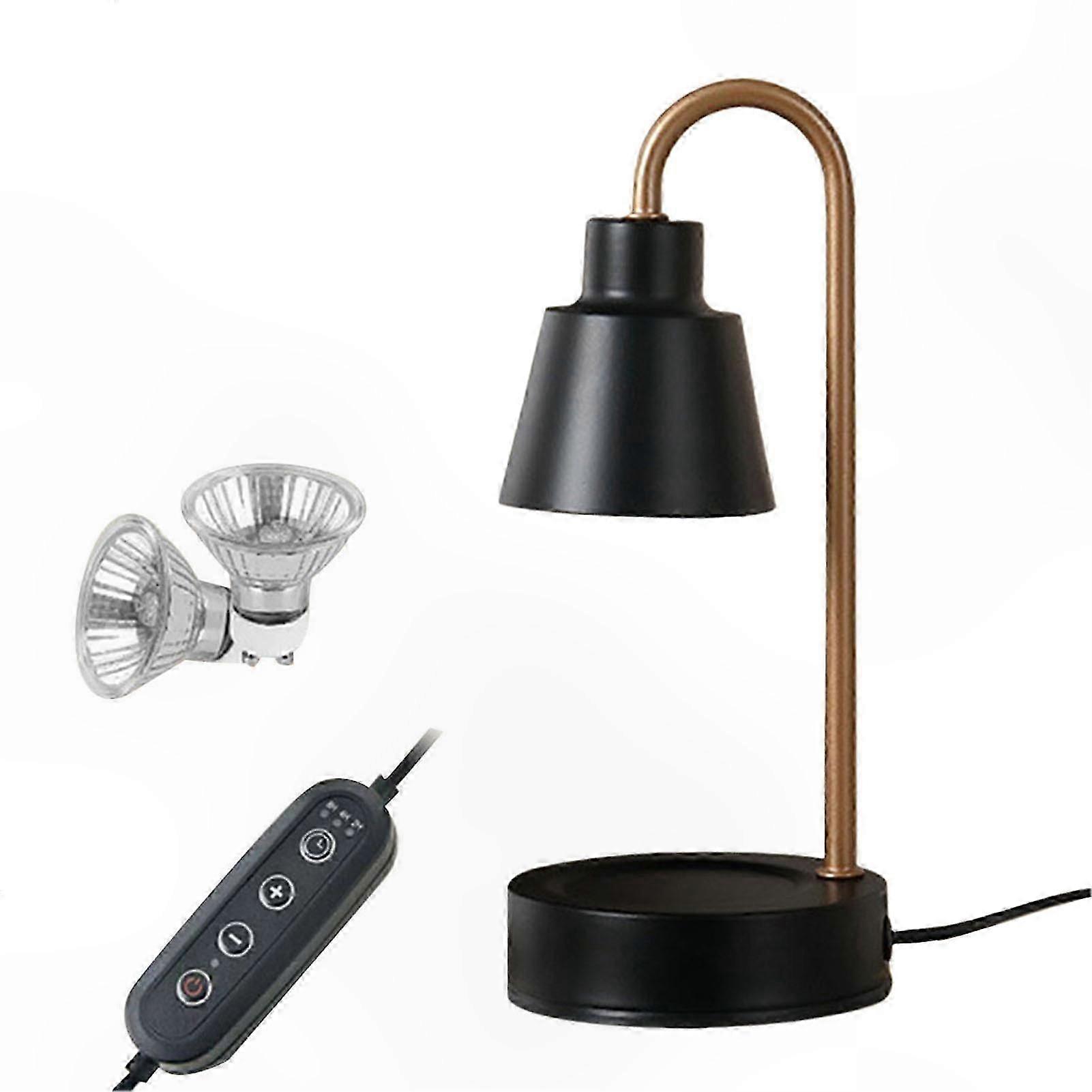 Scented Wax Melter with Timer Dimmable LED Bedside Lamp Soft Glow Decor Flicker-Free Warm Light for Wax Melts and Candles