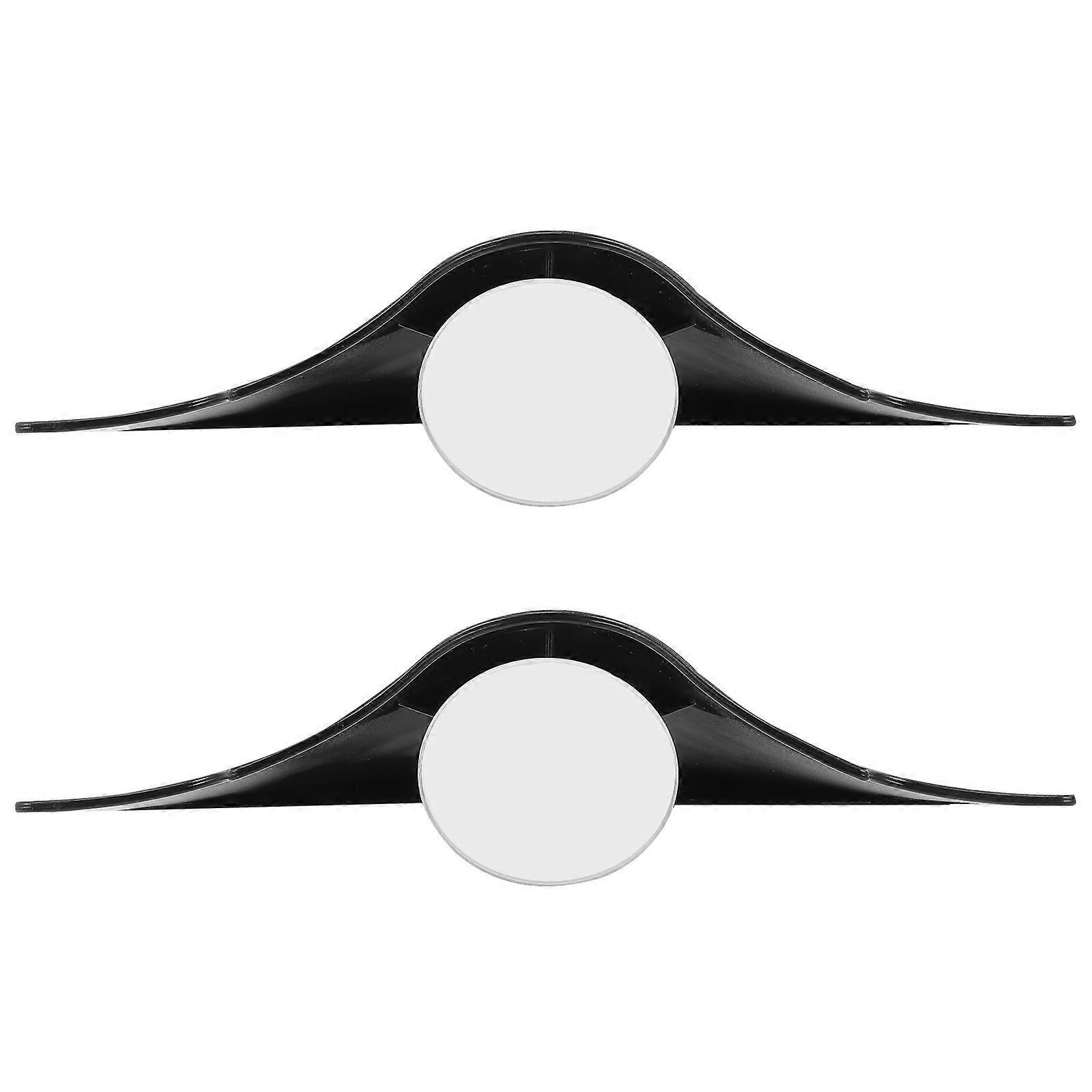 Rear View Mirror Protector Elimination Safety Improvement for Car Rear Mirror 20x5.5cm Black Adjustable Angle 1 Pair