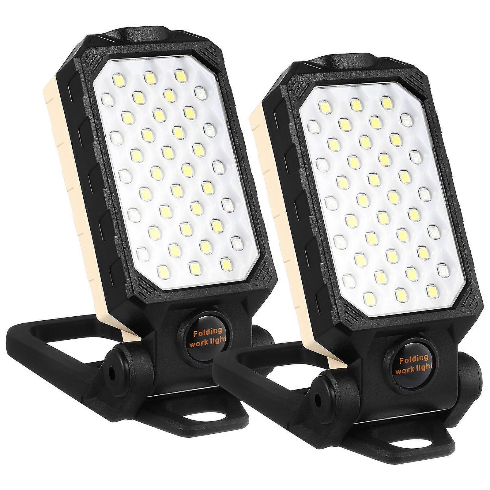 Flexible LED Work Light Rechargeable Portable Camping Light Lightweight Multiple Lighting Modes for Outdoor Hiking Bright and Adjustable Rotation