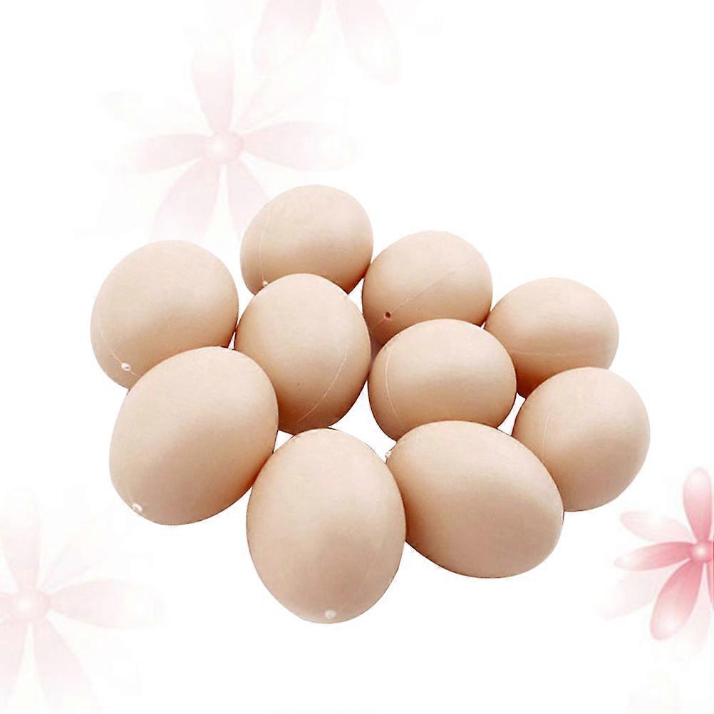Graffit Eggs for Kids Use Perfect for Painting DIY or Pretend Play Games Look Real Plastic Light Yellow