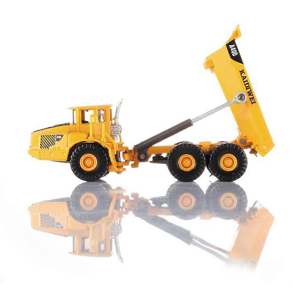 Golden Alloy Truck Model Toy for Kids Playing 1:87 Scale Durable Safe Realistic Collection Gift