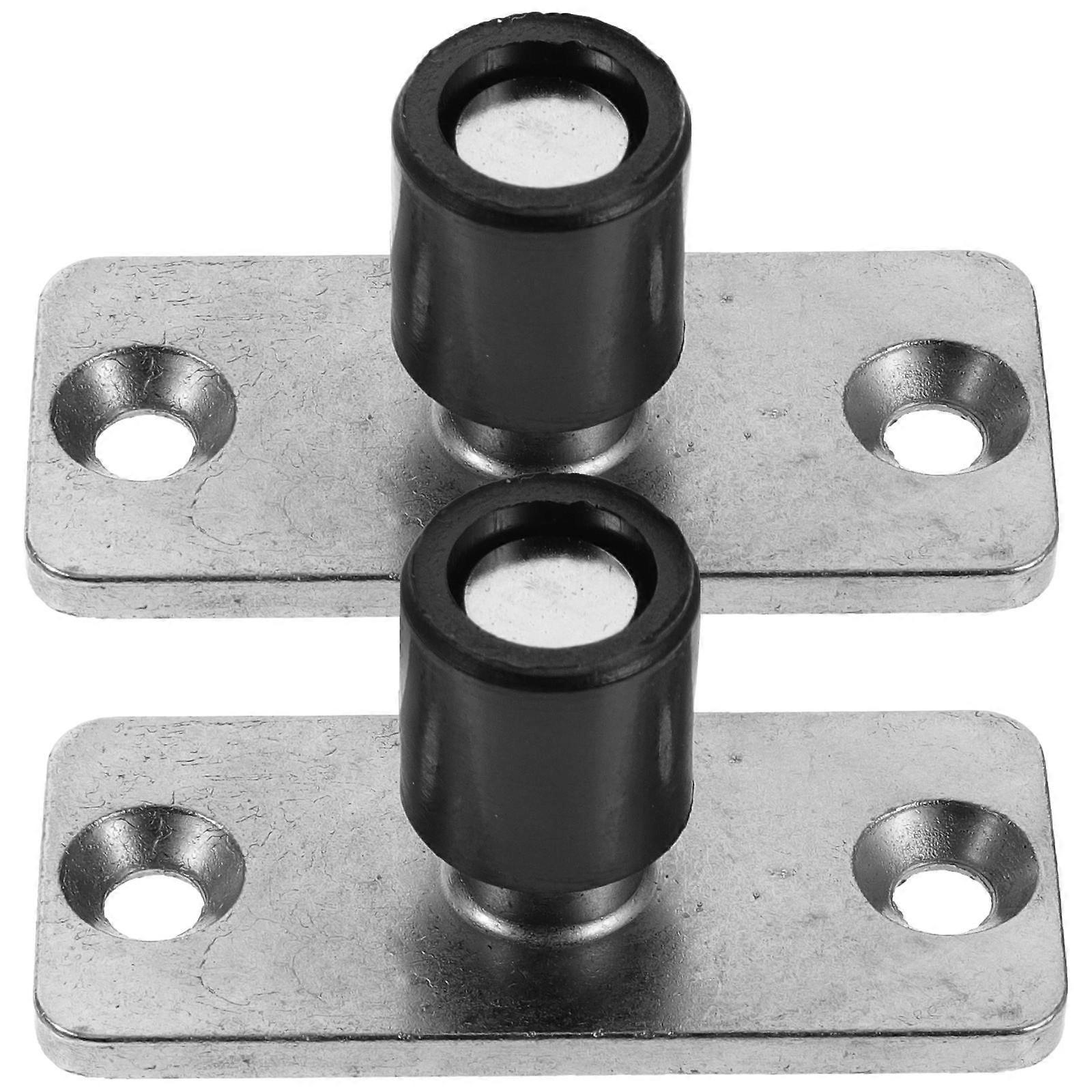 Sliding Door Guide High Grade Stainless Steel Thickened Design Homeowners Diy Enthusiasts Silver 35mm Hole Distance Door Stability 2Set