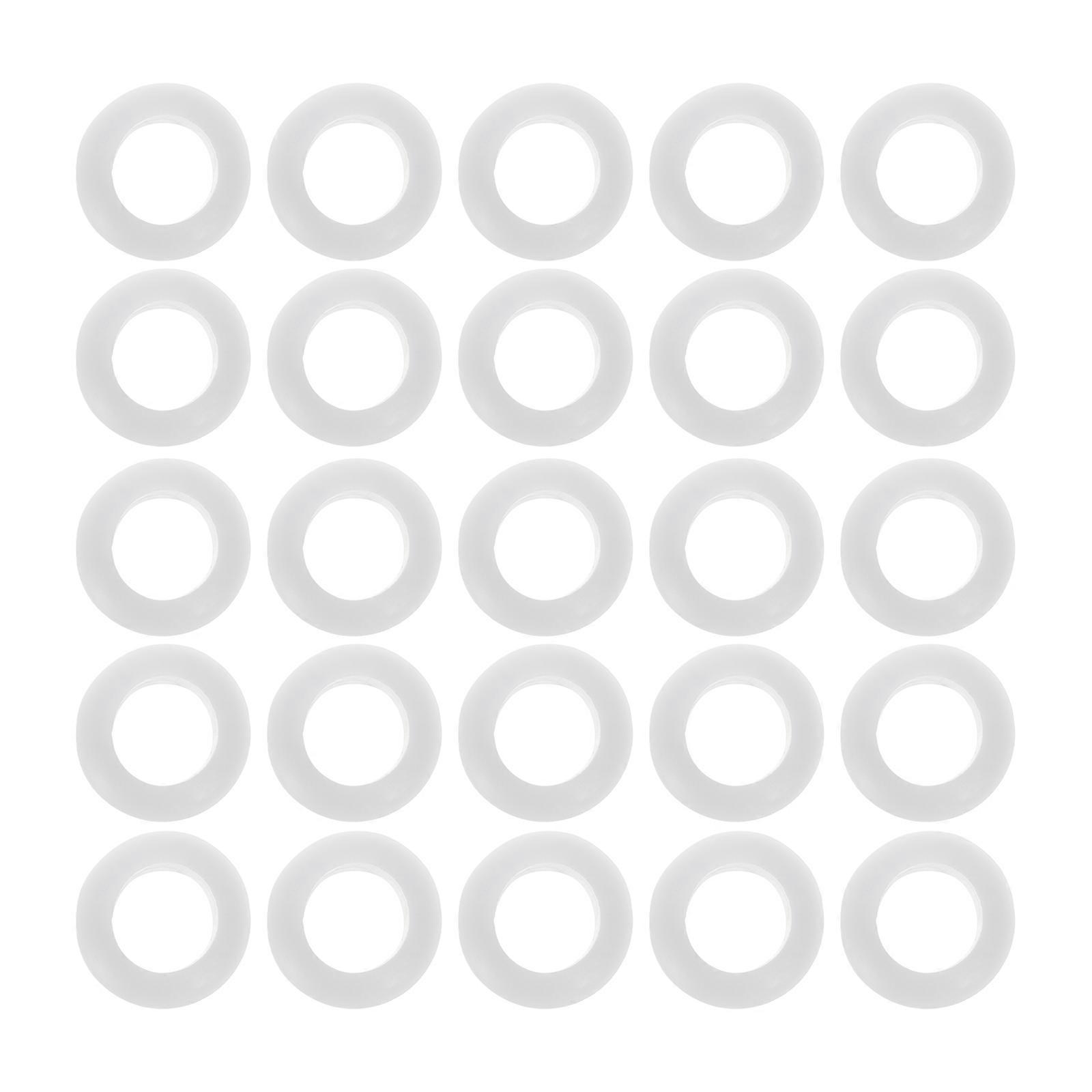 50pcs Silicone Sealing Gaskets for Jars Leak Proof Reusable Food Storage Gasket Replacement Mason Jar Lid Seals
