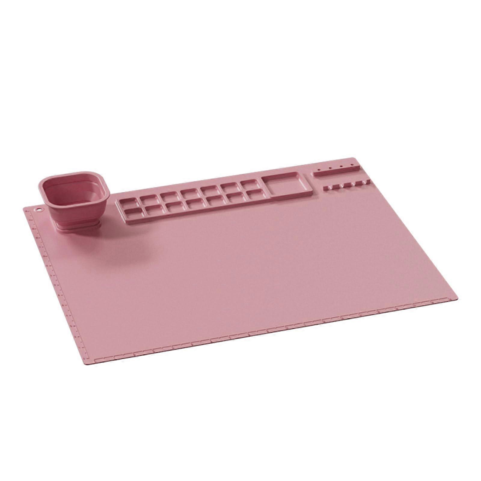 Silicone vehicle mat waterproof watercolor painting pad for projects making watercolor paste resin mold casting multicolor