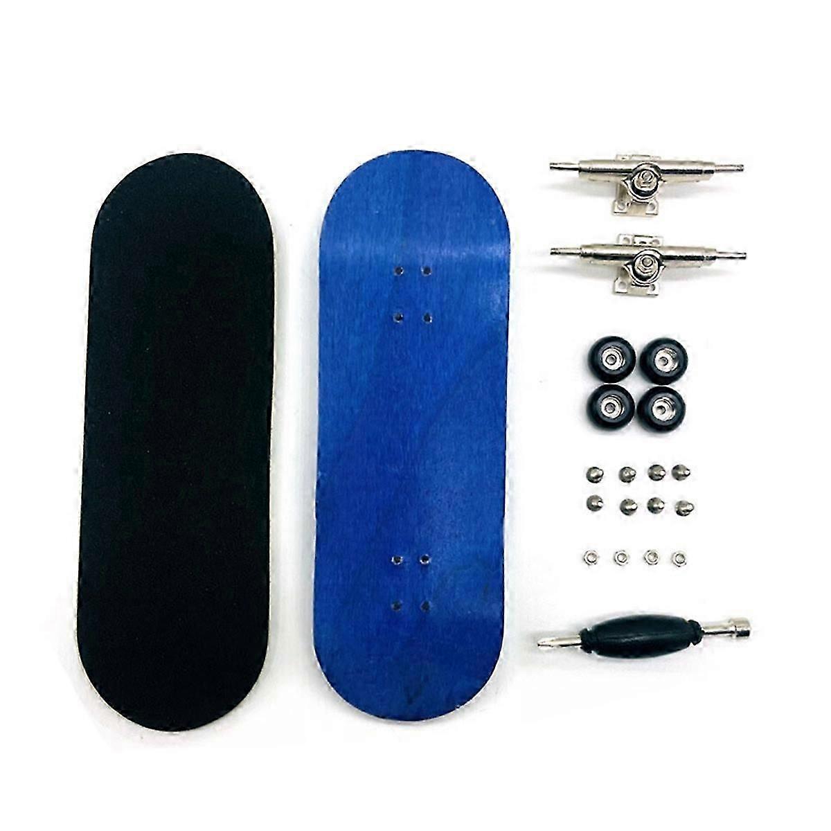 Finger skateboard board width 32mm professional maple blue