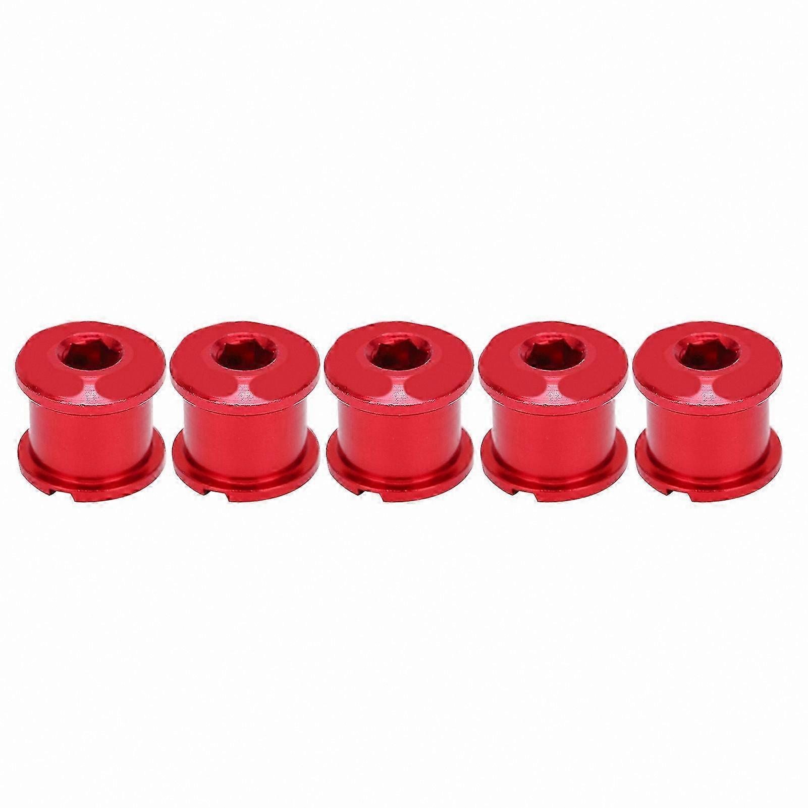 MTB Aynakol için 5 adet Alüminyum Aynakol Cıvataları Çift Aynakol Bağlantı Elemanları Disk Bisiklet Bileşenleri Kırmızı