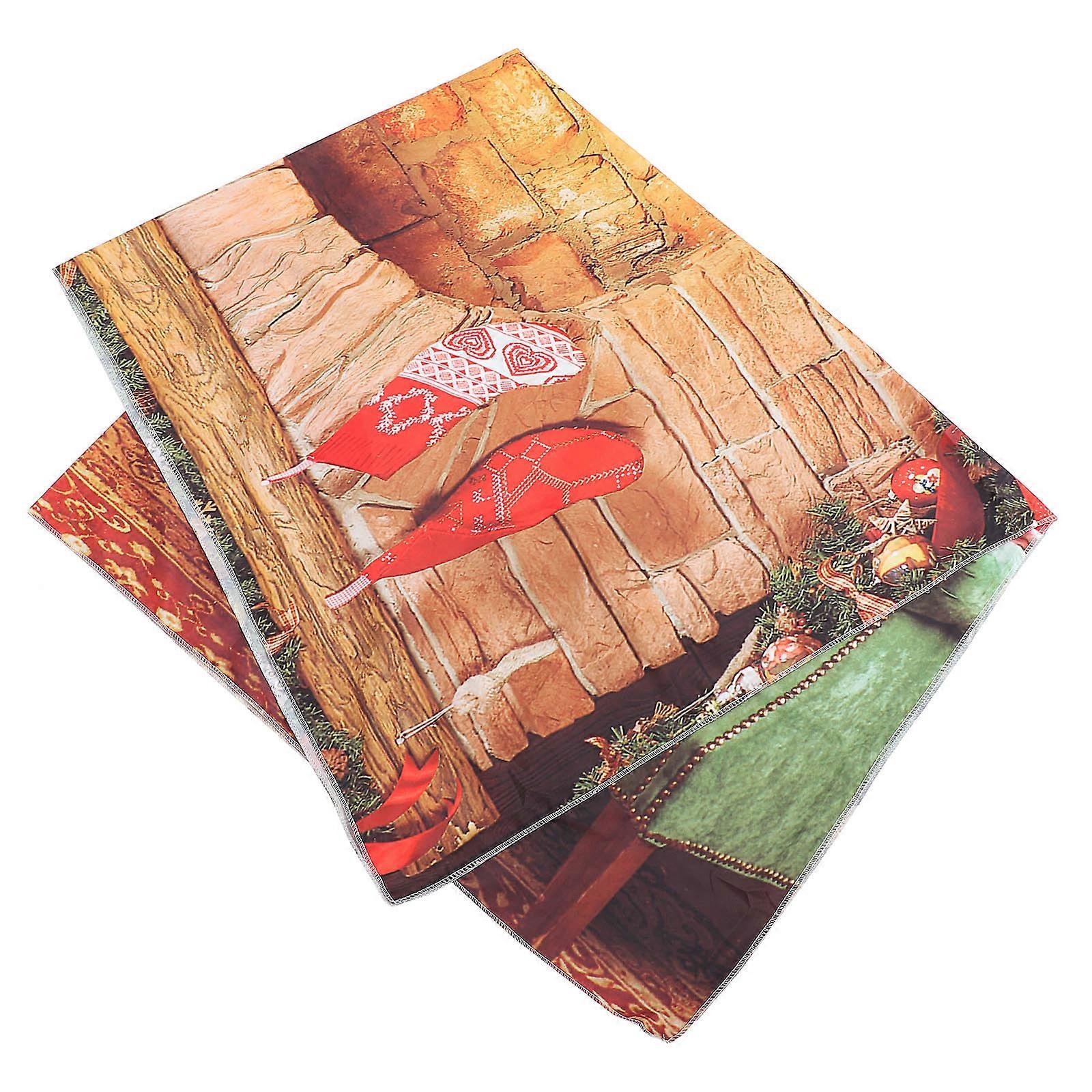 Soft Touch Photo Shoot Backdrop For Christmas Photography In Festive Style 150x130cm 1Pack
