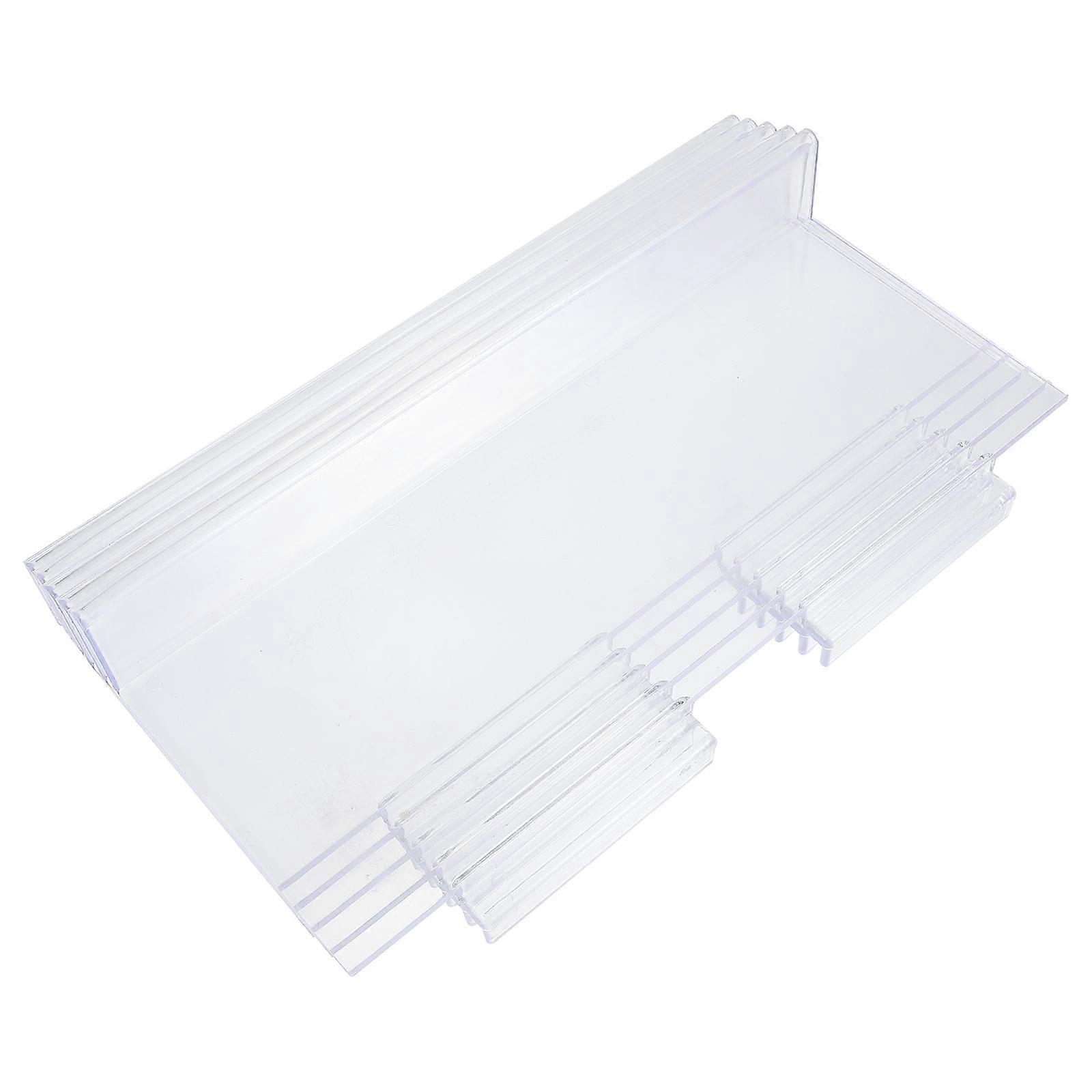 Transparent Plastic Shoe Display Stand for Storage Use 5 Pieces