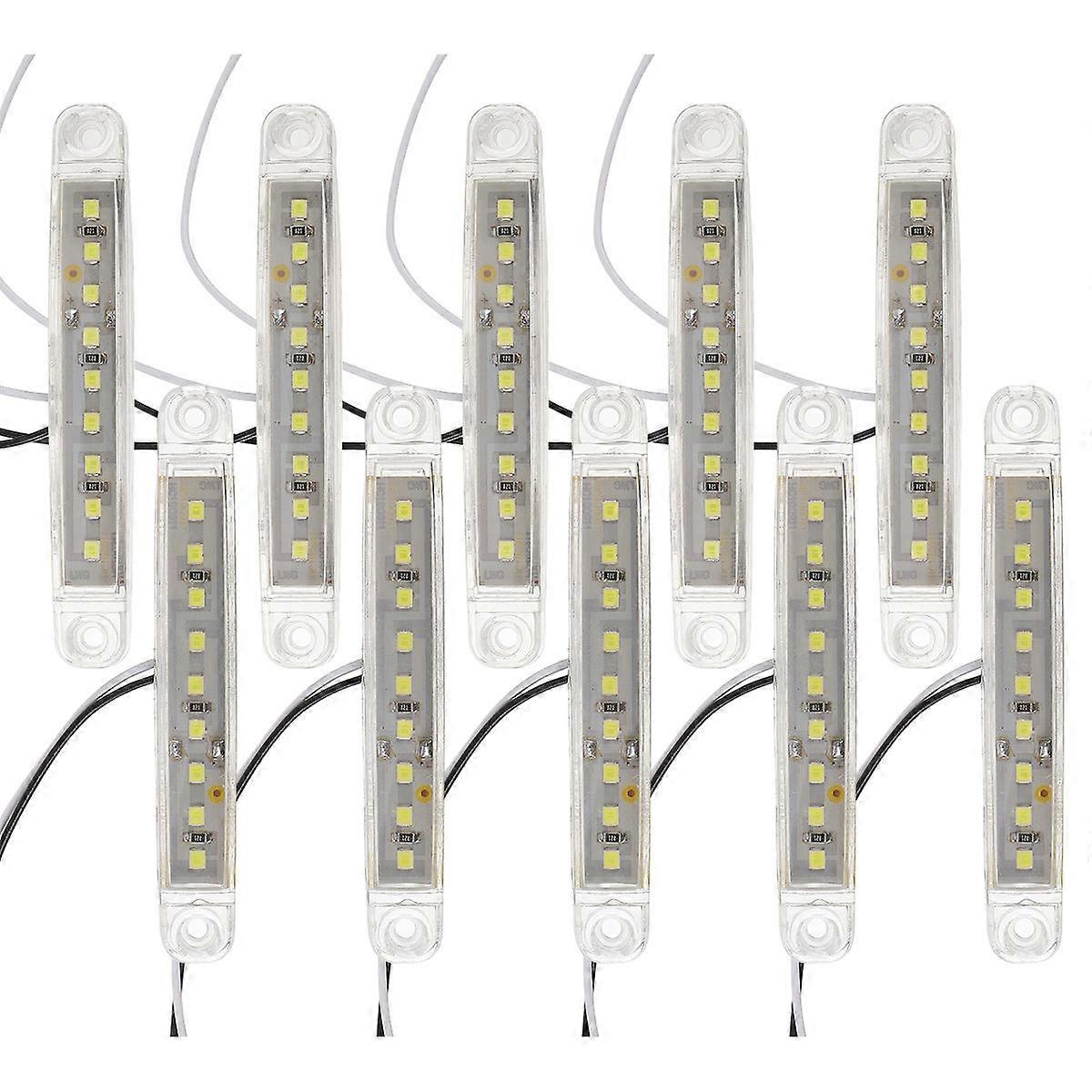 Side Light for Lighting Durable Plastic White Color with Silicone Wire 9