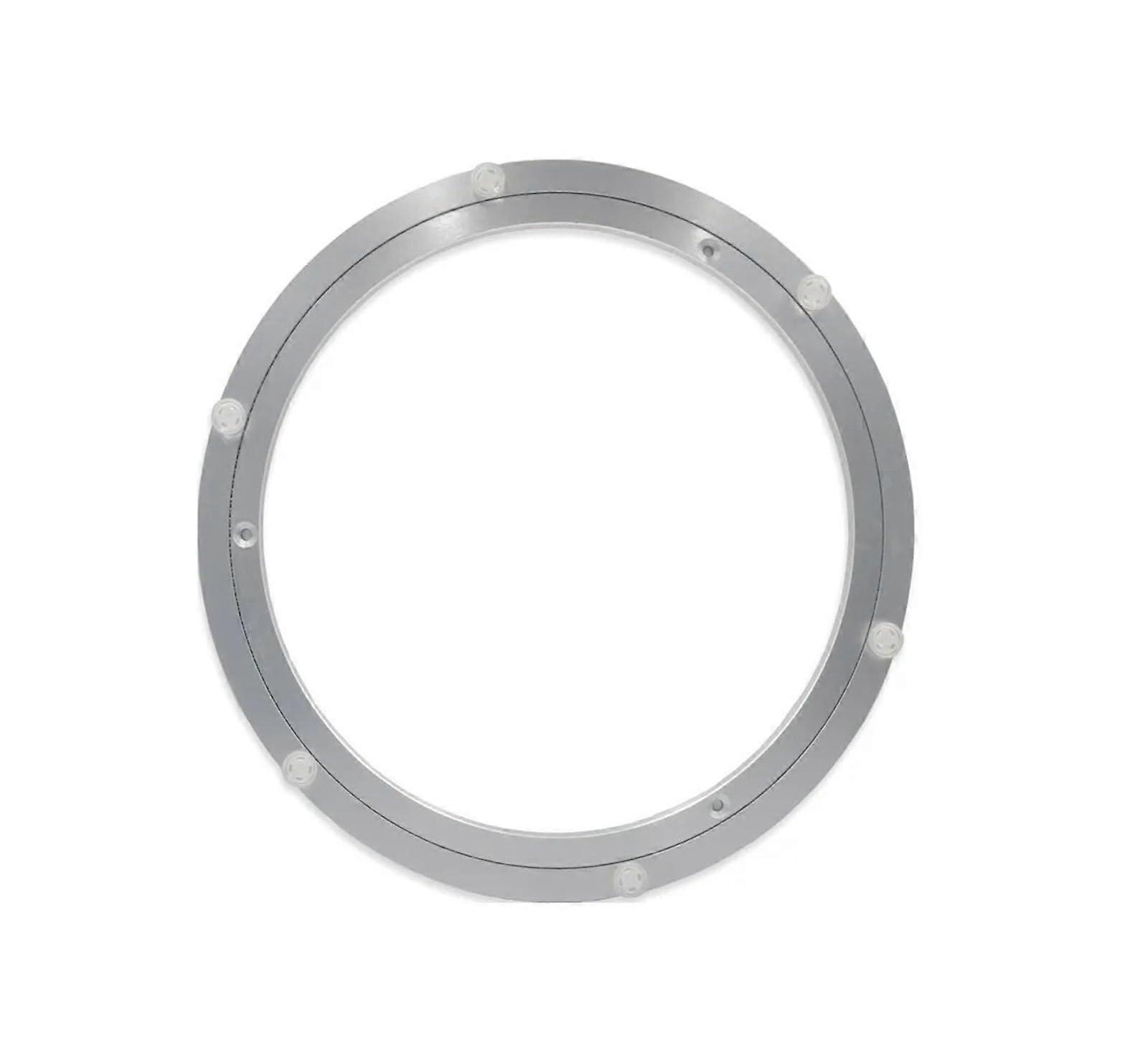 NonSlip Lazy Bearing, Rotating Turntable Bearing, Swivel Plate Hardware, Aluminium Metal for Dining Table and Workbench (12 Inches)