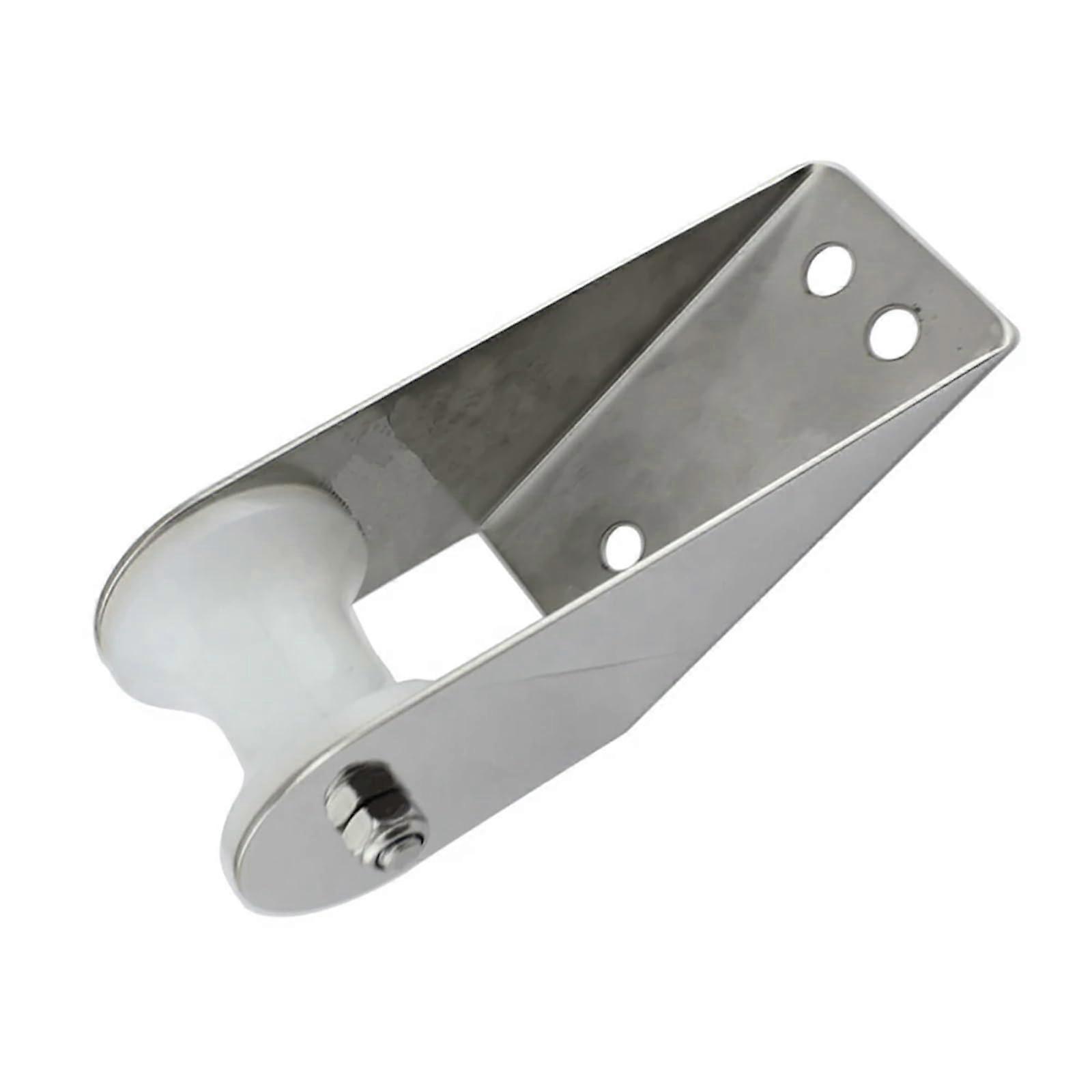 Rouleau d’étrave en acier inoxydable pour bateaux, 1 pièce, 50x155mm, support de rouleau d’étrave, roue d’étrave poinçonnée pour pièces de remorque de bateau, pour rouleau d’ancre d’étrave.