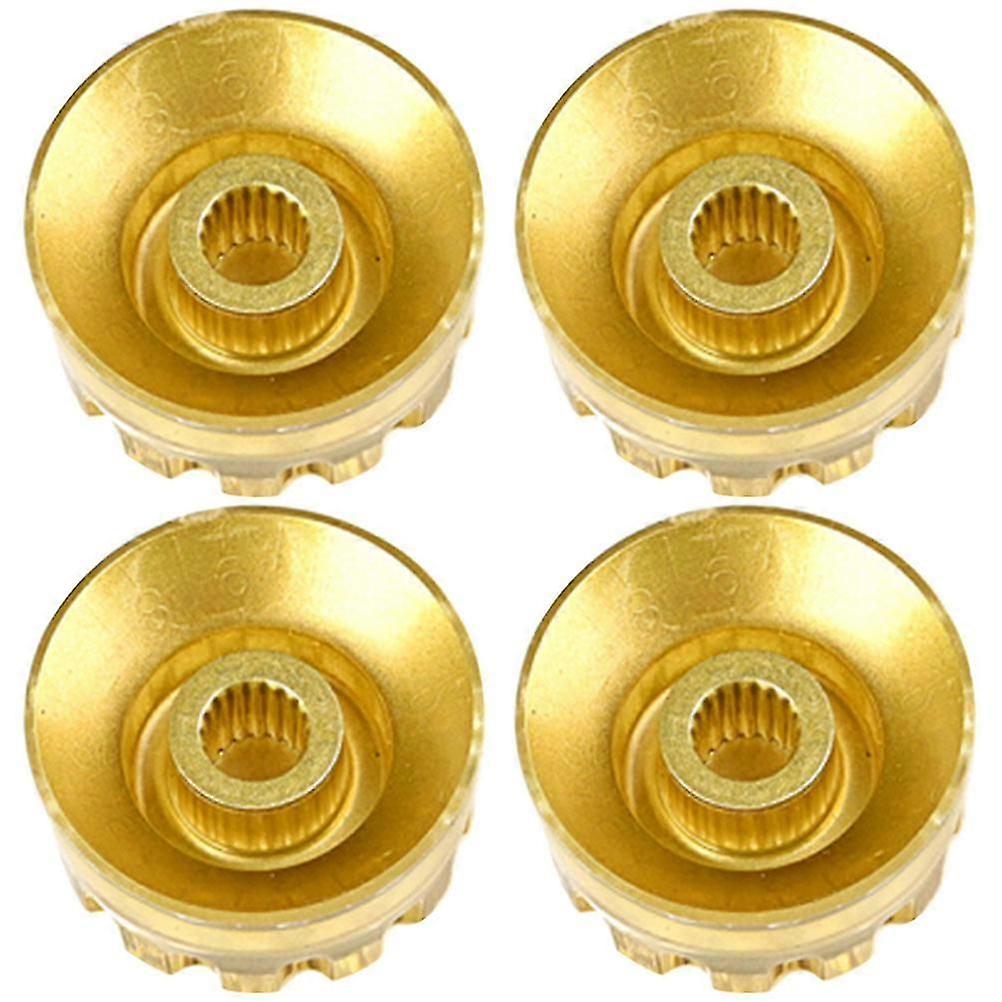 Universal Bass Knob Elgitarr Volymknappar För Gitarr Underhåll Gear Shaped 4st