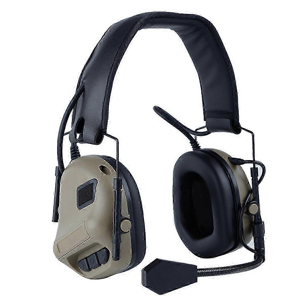 HD-08 5th Generation Tactical Headphone with Head-Mounted Soundproofing for Ear Protection in Mud Conditions