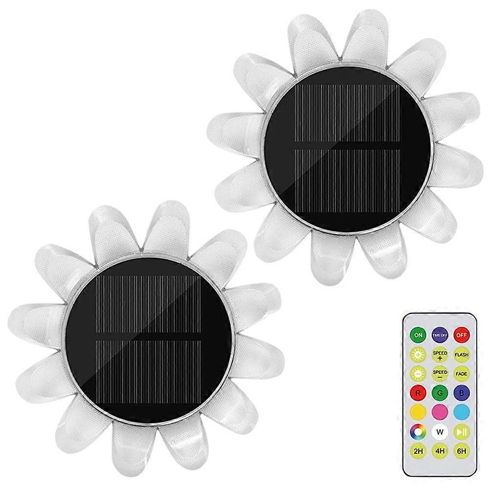 Solar Floating Pool Light LED Remote Control Pond Fountain Light Courtyard Decor