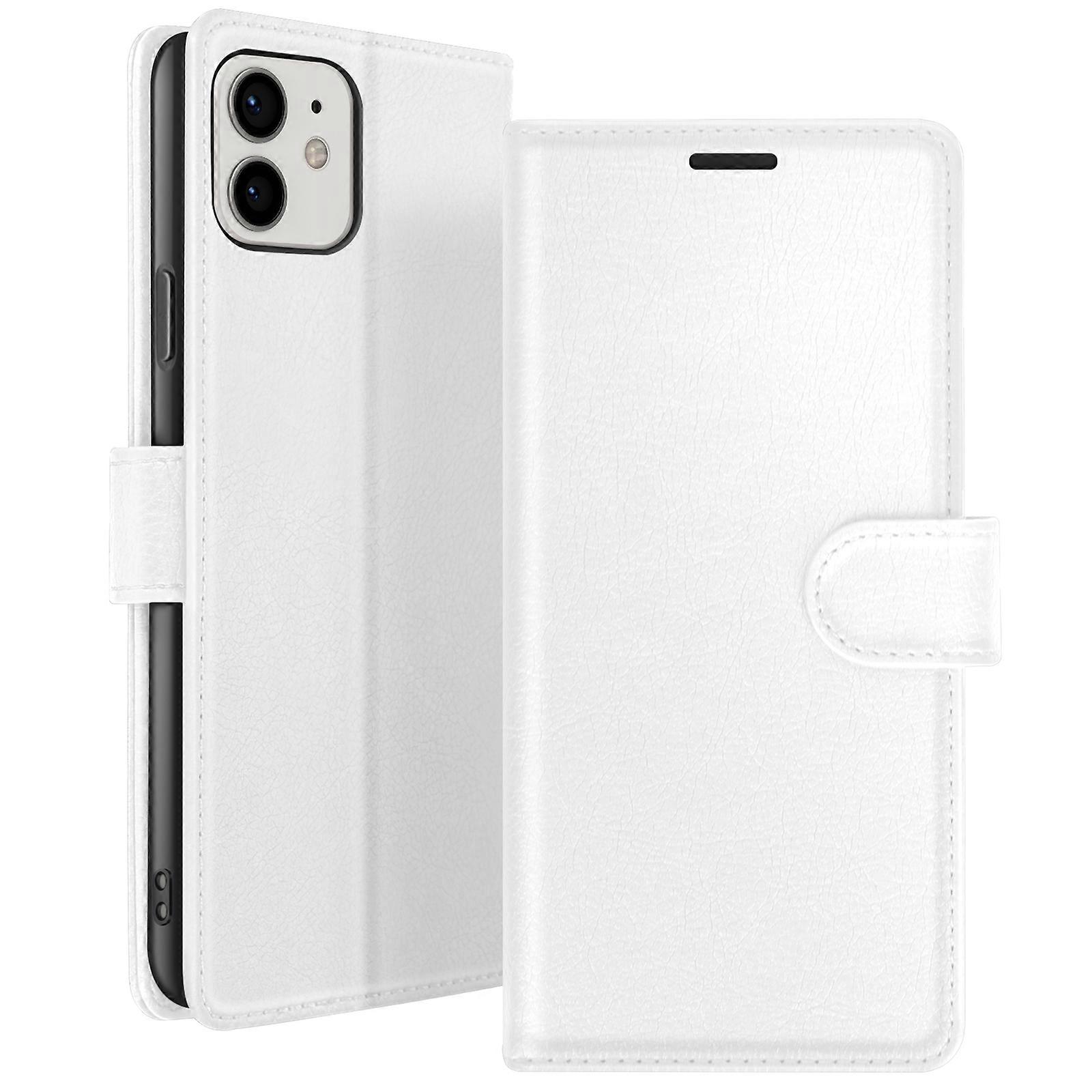 Wallet Case for iPhone 12 and 12 Pro Stand and Magnetic Tab