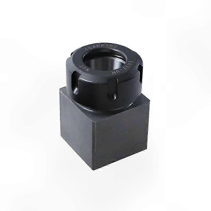 Collet Chuck Block, ER-32 Square Collet Tool Steel Collet Chuck Block Holder for CNC Lathe Engraving Machine（1 pcs）