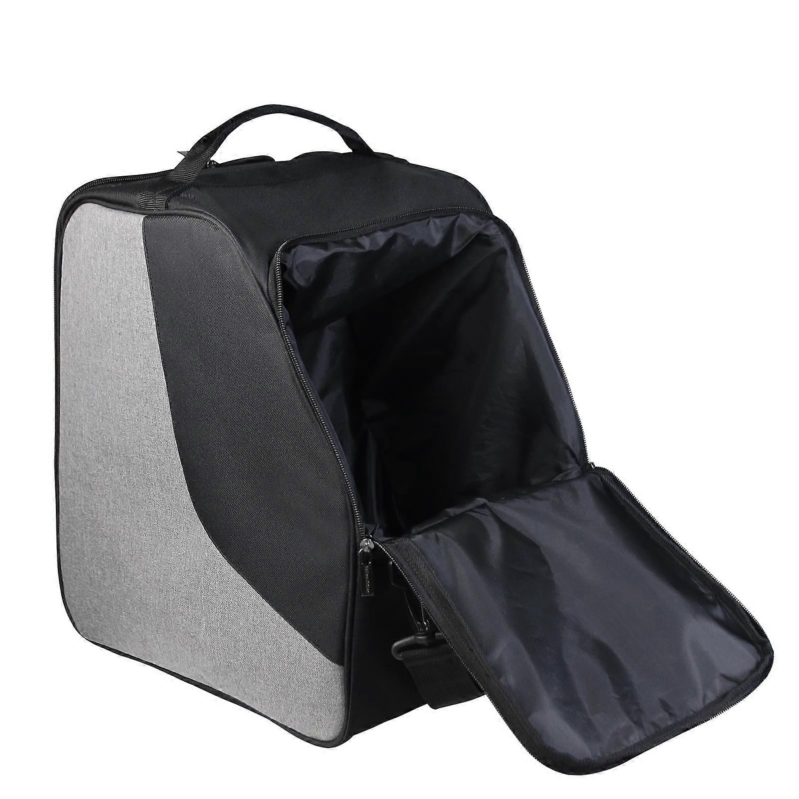 Large Capacity Ski Boot Bag Portable Dual Zipper Snowboard Boot Bag for Ski Boots Helmets Glasses