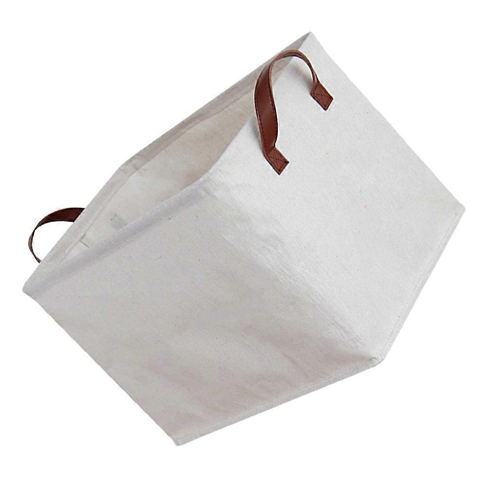 Cloth Storage Bin Fabric Box Rectangular Bedroom Use Fabric Clothes Storage 1Set