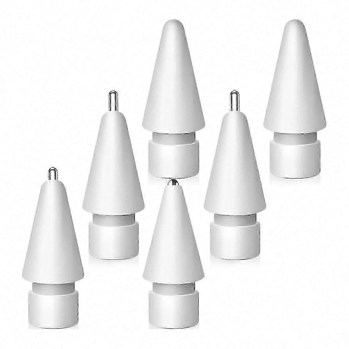 6 PCS Replacement Pencil Tips for 2nd/1st Gen, Precise Control Nibs for Mix Drawing