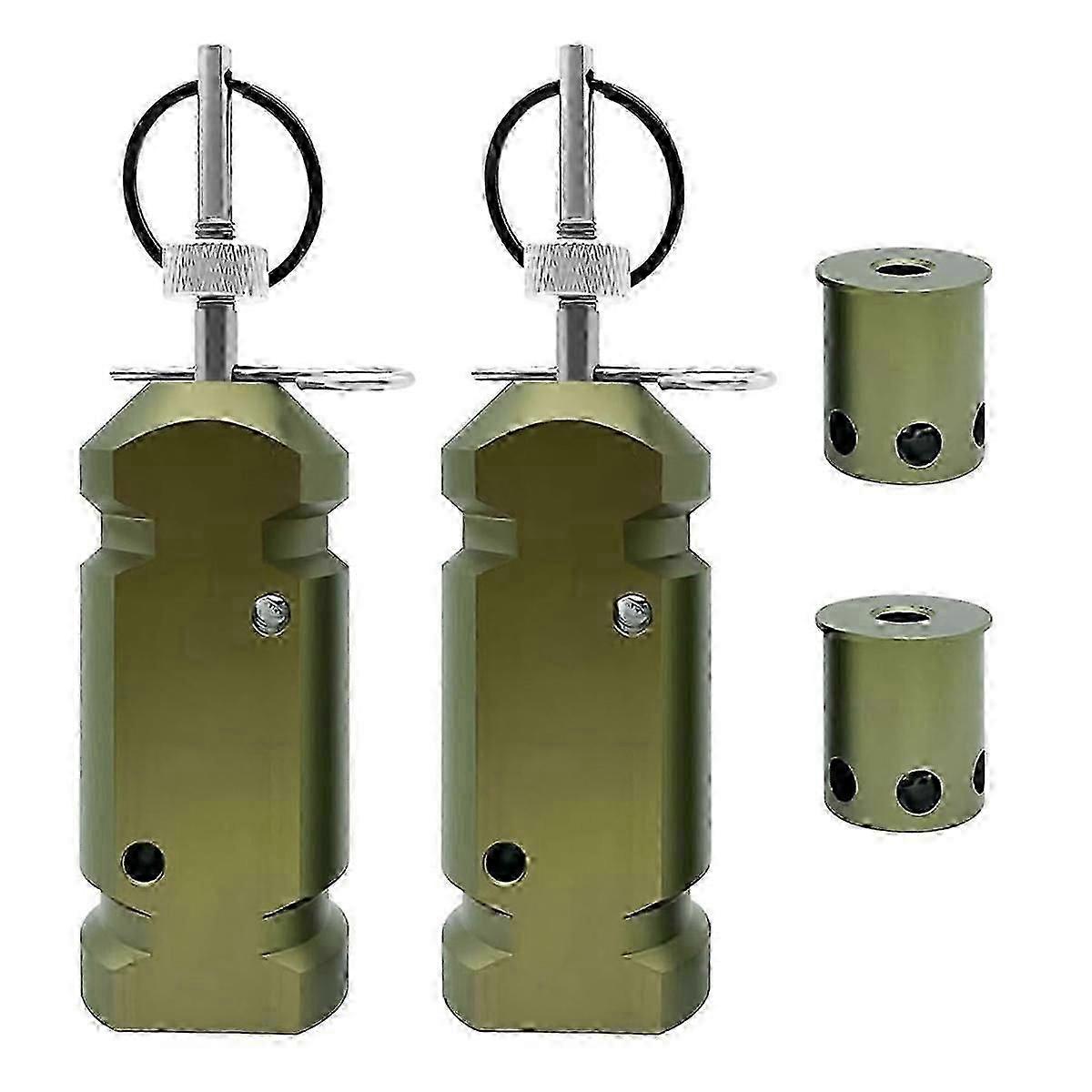 2pcs周辺トリップアラーム12ゲージキャンプトリップワイヤーアラームDefenseDeviceSecurit用警告システム