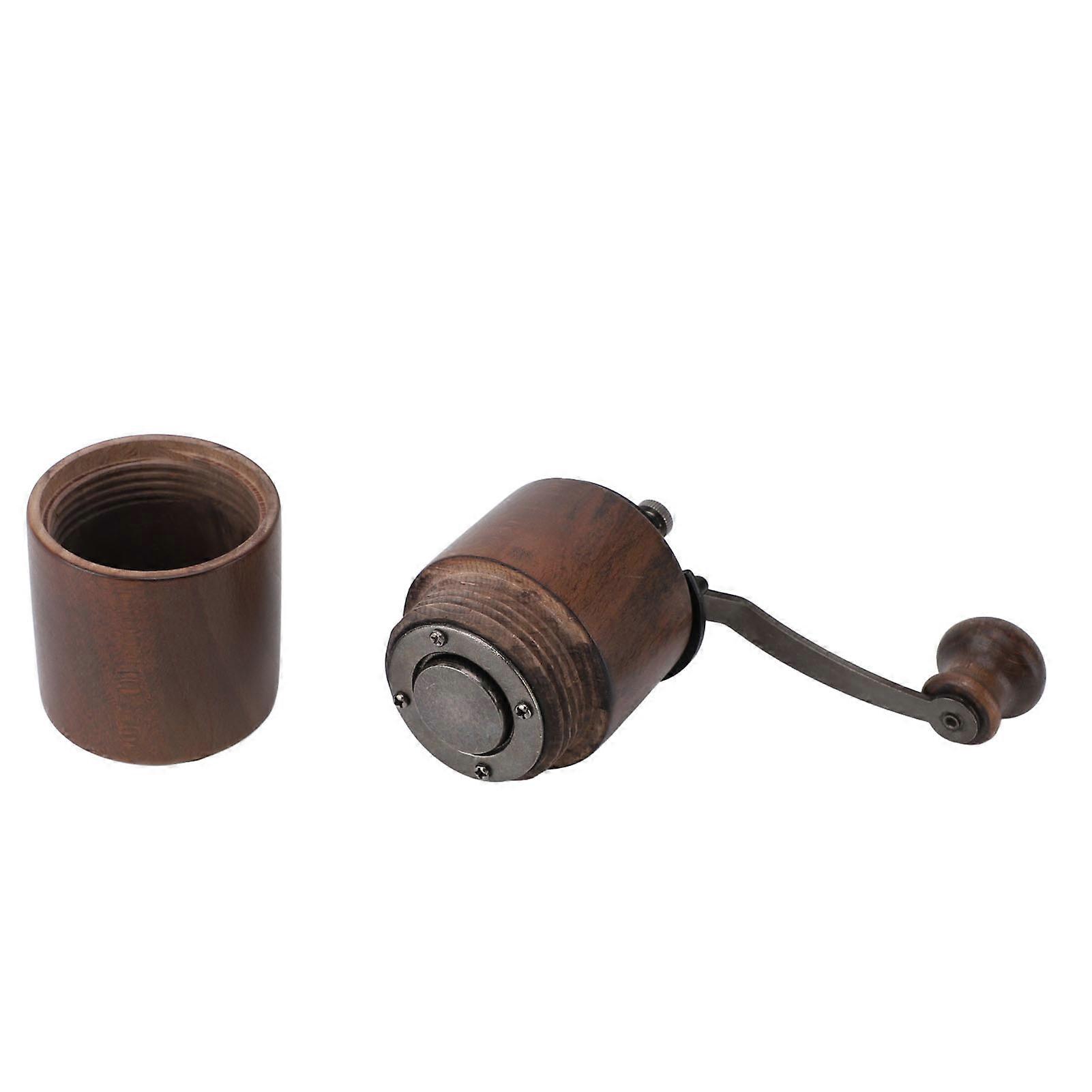 Manual Coffee Grinder Walnut Wood 560g 6.1x7.3in Portable Mill