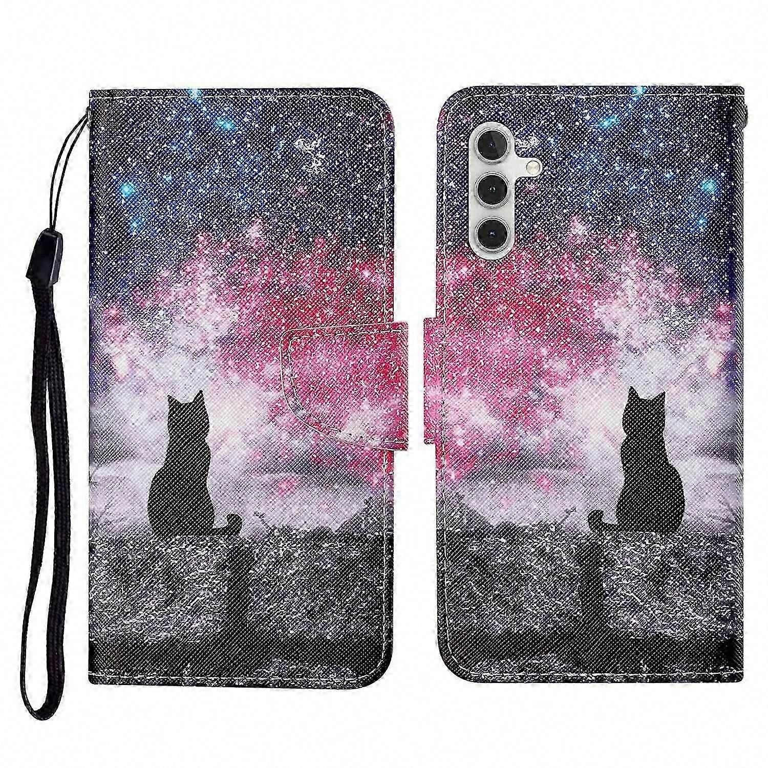 For  Galaxy A16 5G/4G Case, Dandelion Pattern Leather Folio Protective Phone Cover