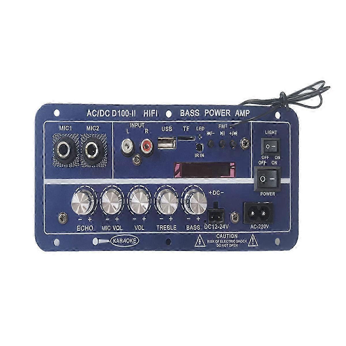 220V 12V Digital Bluetooth Amplifier Board EU Plug
