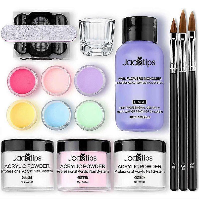 Jade Tips New Nail Tool Kit for Beginners, Home Manicure Trimming Tools Set, Regular Kit 230g