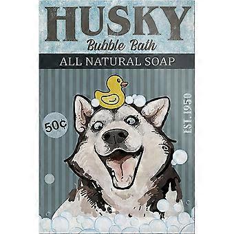 Quebra-cabeças de madeira Presente para amantes de Husky Ano Quebra-cabeças de cachorro Husky para adultos e crianças Brinquedos de desenvolvimento Jogos Brinquedos Presente