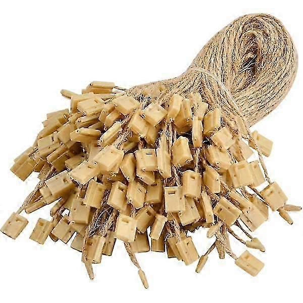Pack of 1000 price tag fasteners, 20 cm, string for hanging labels with clasp, for fabric. Cs fast