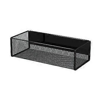 Magnetischer Korbhalter - geeignet für Kühlschrank Whiteboard Klassenzimmer (groß - schwarz)