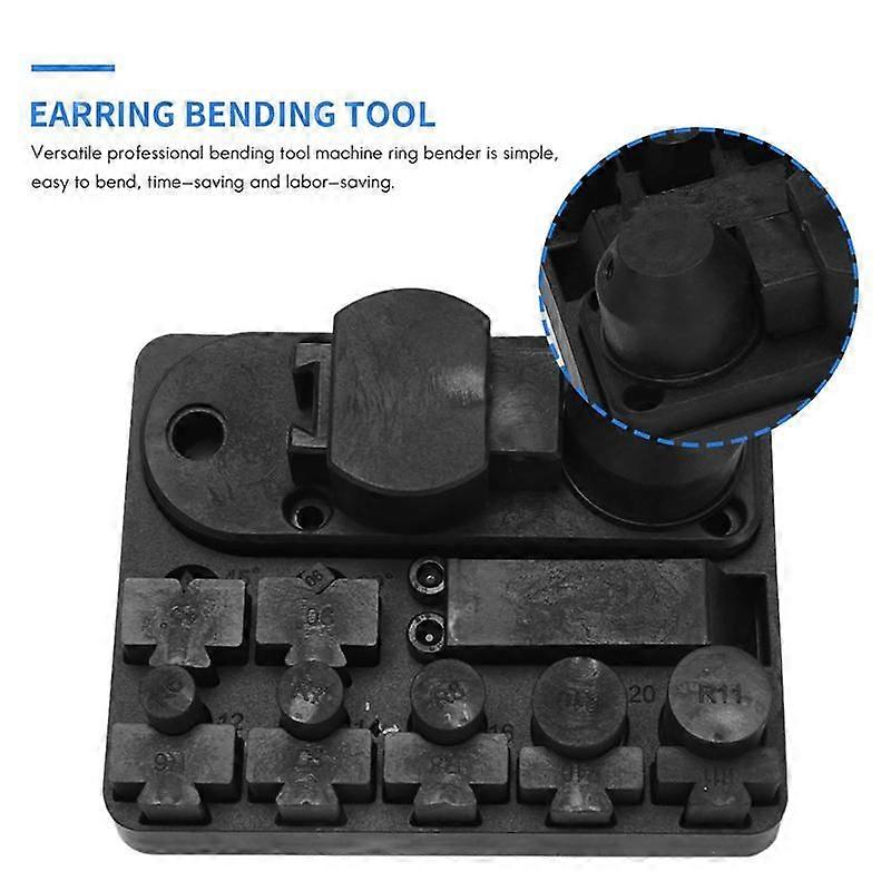 Ring Bending Tool Set, Ring Earring Bending Tools Multi-Functional Jewelry Ring Bending Machine Jew