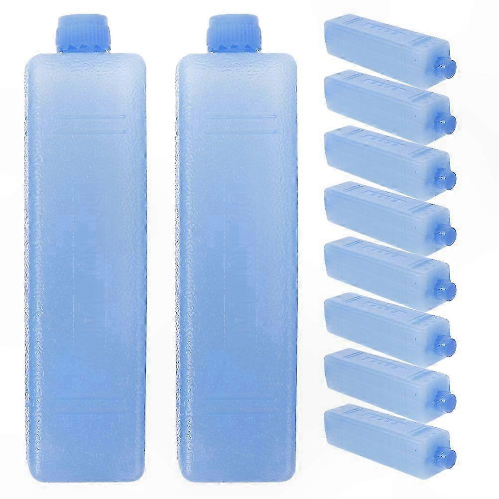 12-Pack Reusable Freezer Ice Blocks for Cooling Appliances, Long-Lasting Refrigerator and Air Conditioner Fan Accessory