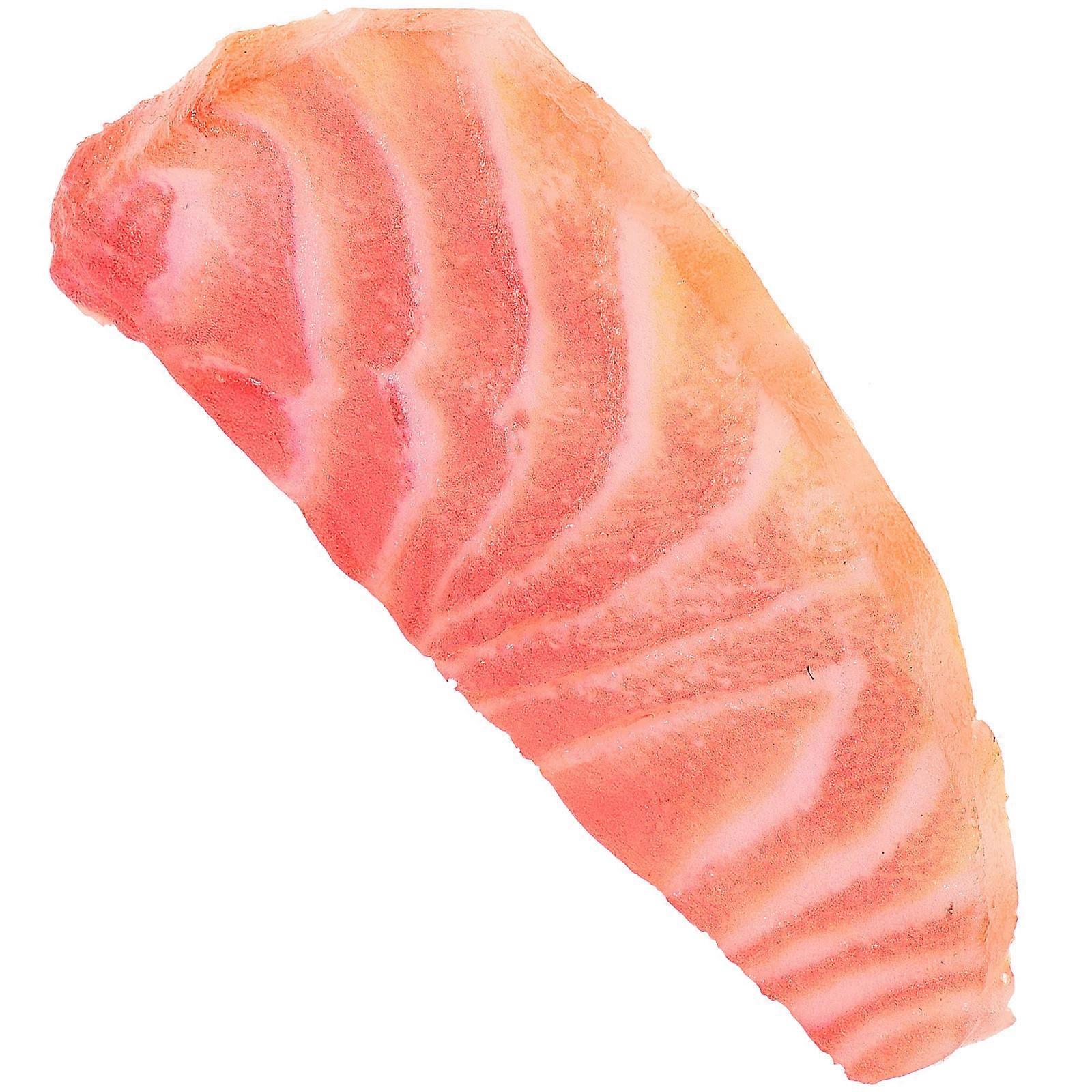 Artificial Salmon Models Lifelike Salmon Slice Prop for Display