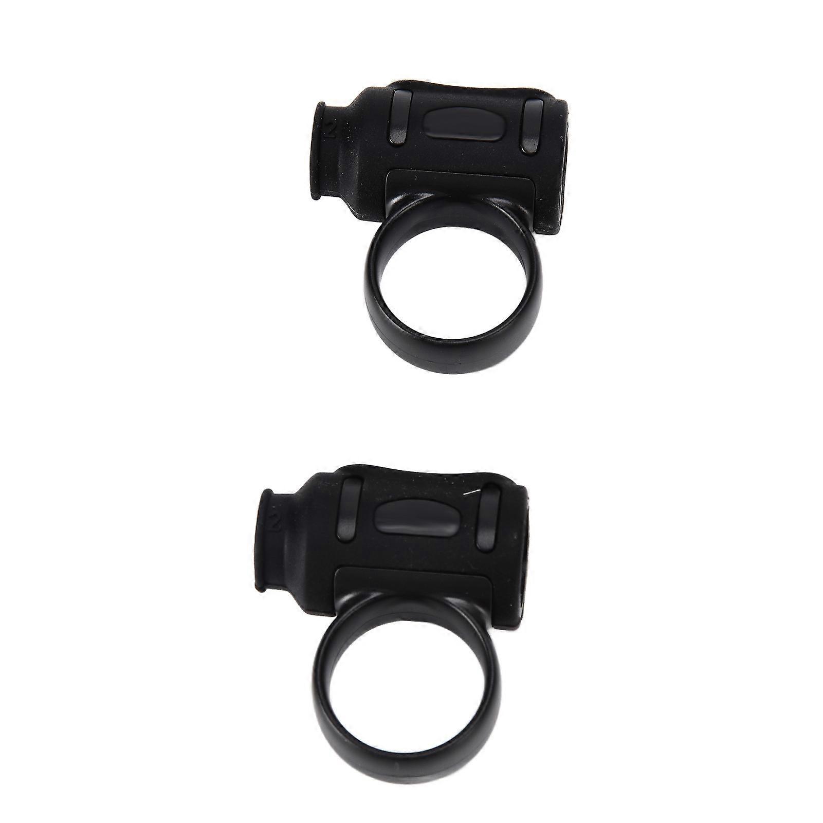 1 Pair Drum Sticks Aid Silicone Finger Controller Jazz Drumstick Control Clip for BeginnersFull Black 