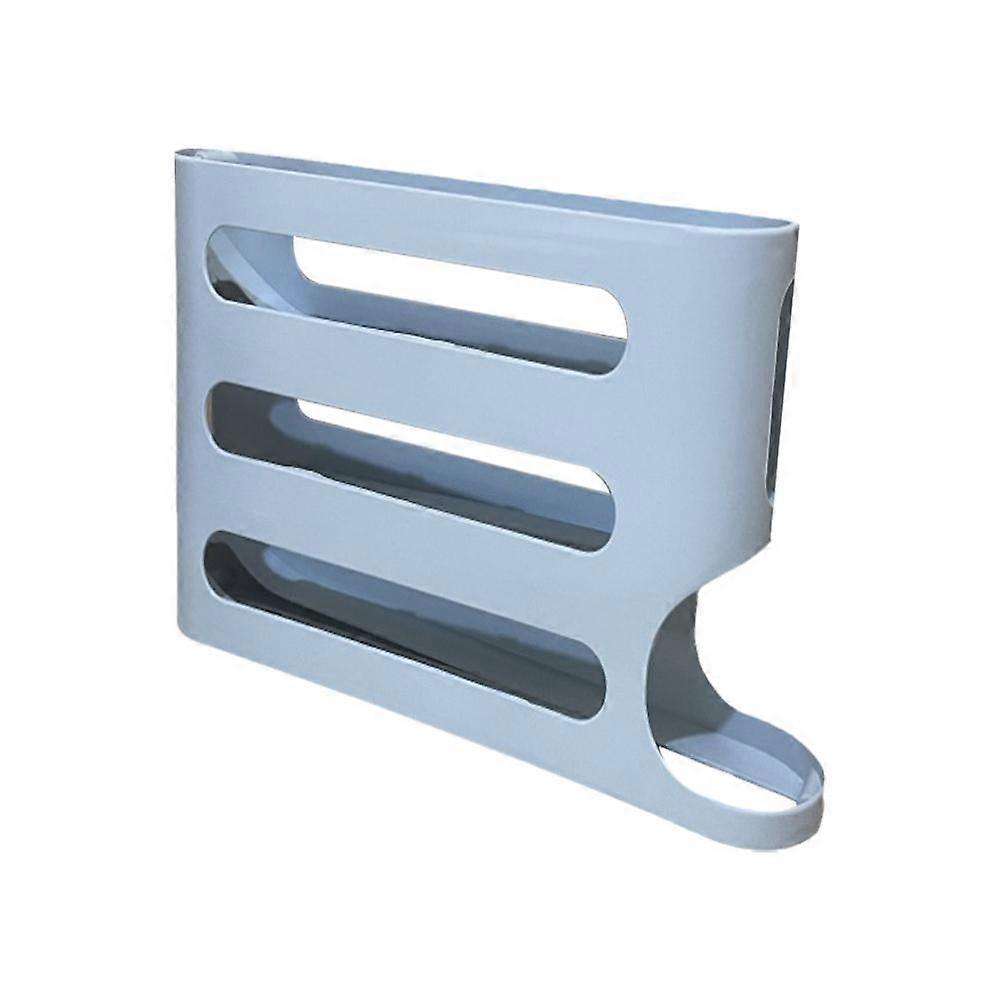 4 Layers Automatic Rolling Egg Holder Rack Fridge Egg Storage Box Conta