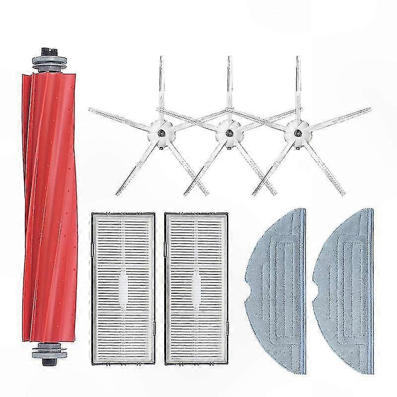 Hepa Filter Mop with Main Side Brush for Roborock S7 T7 T7plus Series-Compatible Replacement Parts